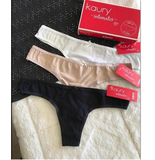 Codigo: 8151 - kaury lenceria - Conjunto de puntilla y microfibra. Corpiño  triangulito y cola less. BOMBACHA TALLE UNICO - lenceria por Mayor