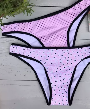 LadyVictoria - Lenceria por mayor - Pack x2 Vedettina microfibra ROSA