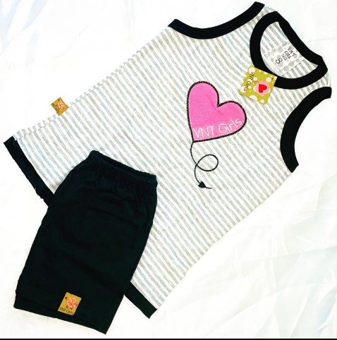 LadyVictoria - Lenceria por mayor - Pijama Musculosa y Short de Nena