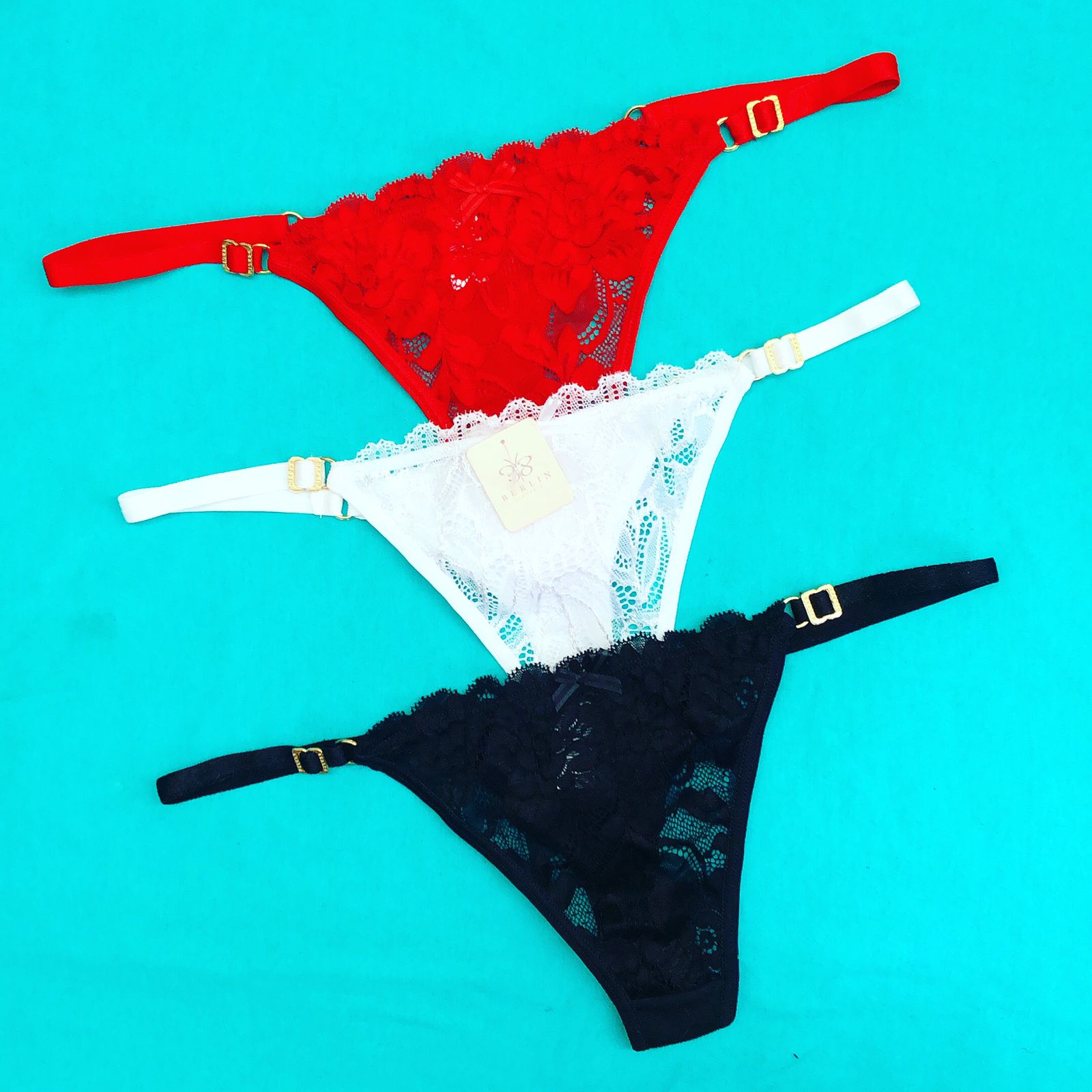 LadyVictoria - Lenceria por mayor - TANGA LESS ALG Y LYCRA C/PUNTILLA