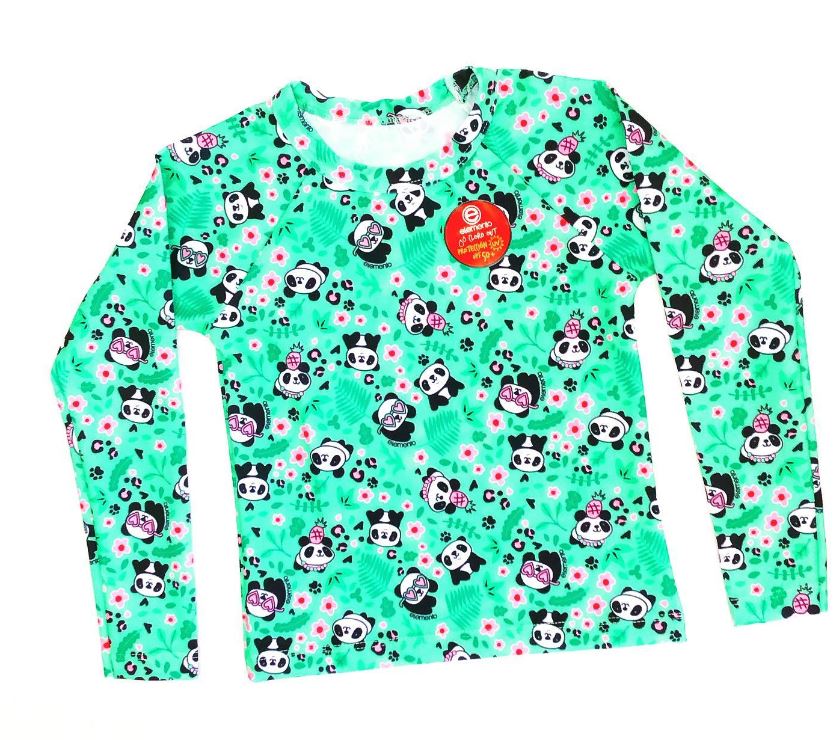LadyVictoria - Lenceria por mayor - Remera de malla manga larga nena Verde
