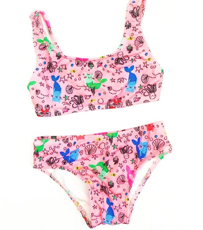 LadyVictoria - Lenceria por mayor - Conjunto de malla bikini Rosa