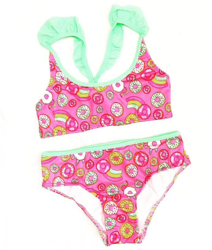 LadyVictoria - Lenceria por mayor - Conjunto bikini de malla nena Donas