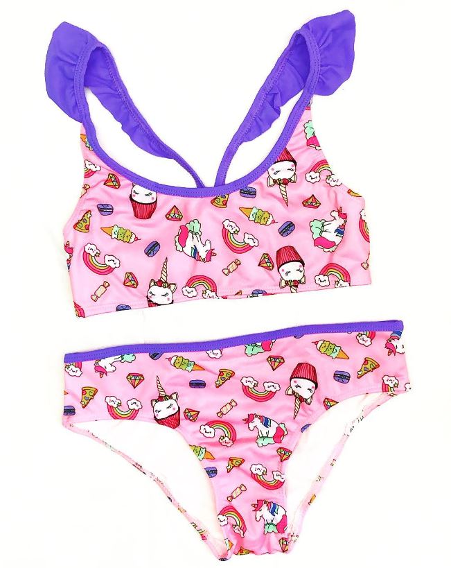 LadyVictoria - Lenceria por mayor - Conjunto bikini de malla nena 