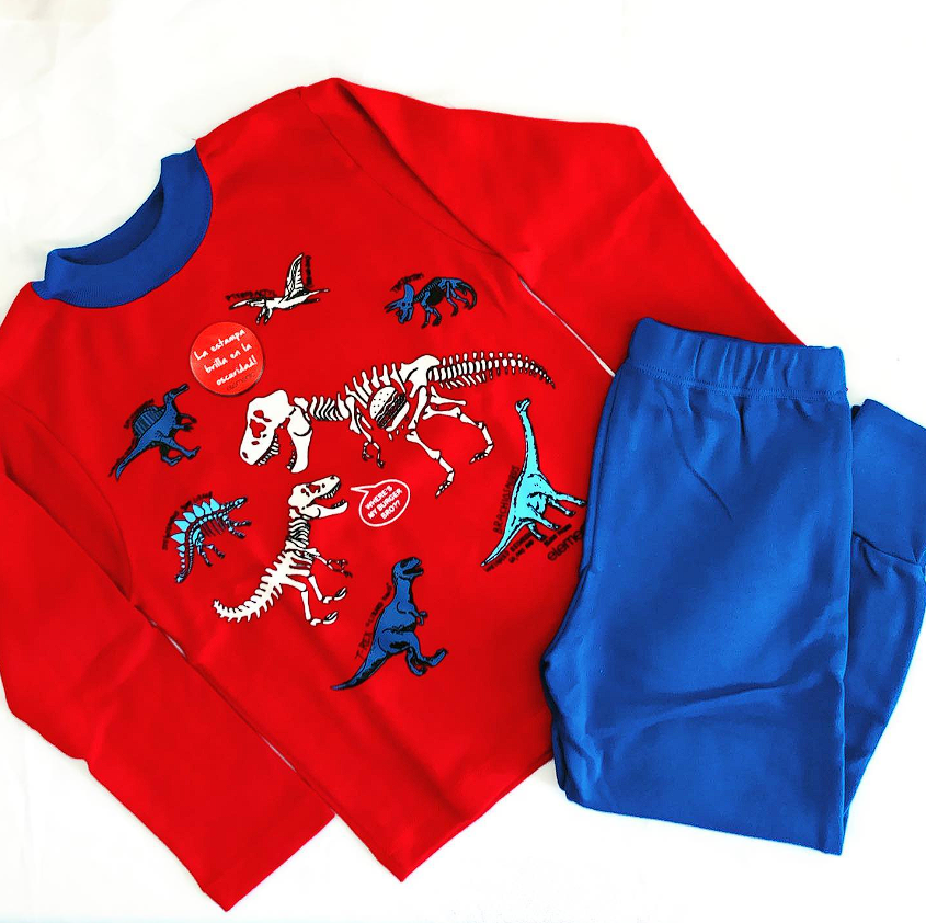 LadyVictoria - Lenceria por mayor - Pijama Invierno Nene Bordo