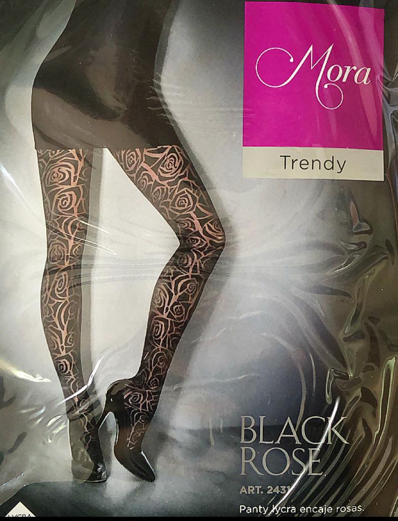 LadyVictoria - Lenceria por mayor - PANTY FANTASIA BLACK ROSE TRENDY 