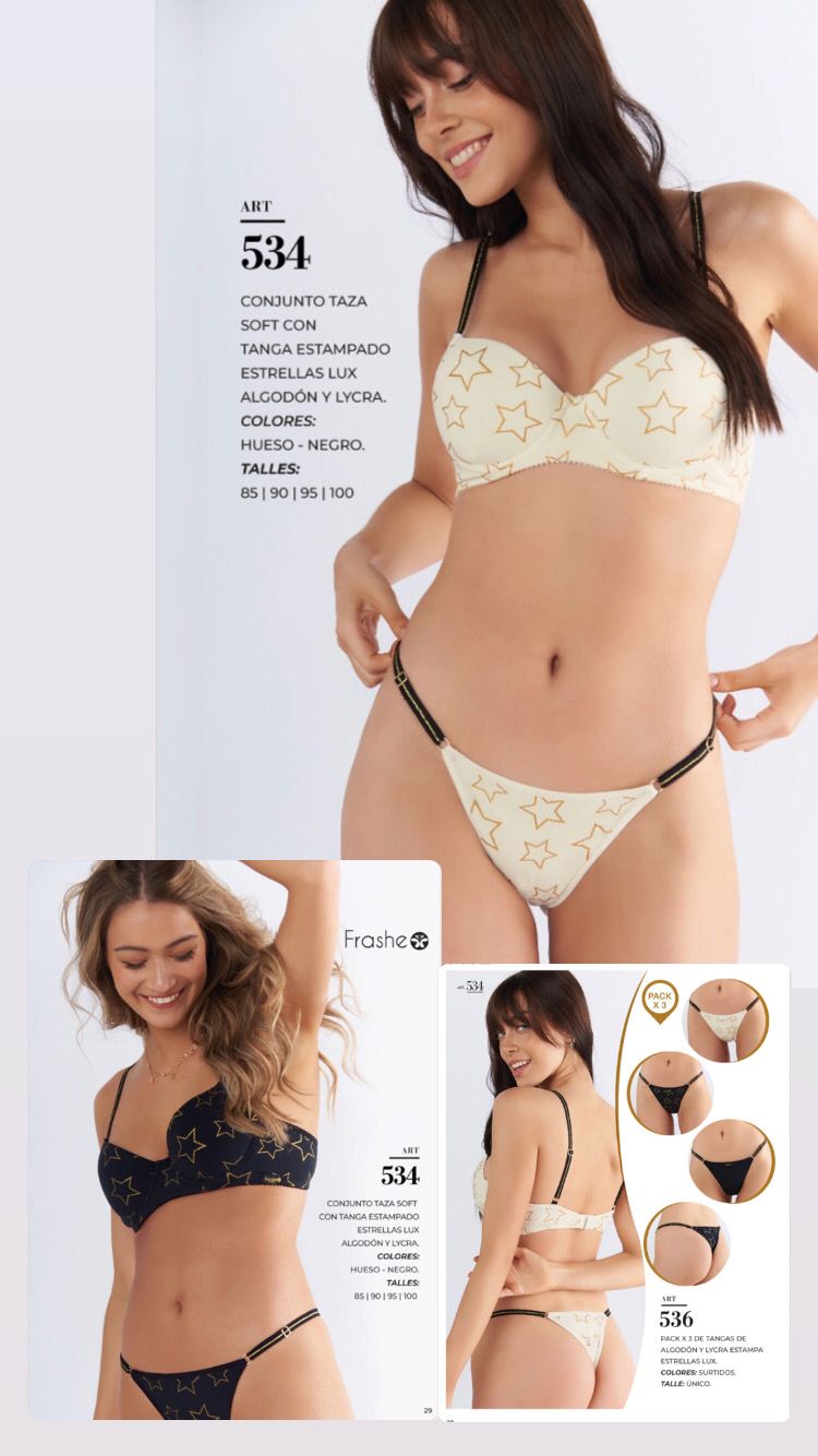LadyVictoria - Lenceria por mayor - Conjunto Taza Soft
