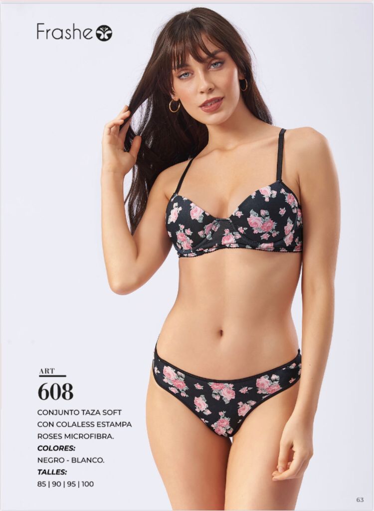 LadyVictoria - Lenceria por mayor - Conjunto Taza Soft con Colaless