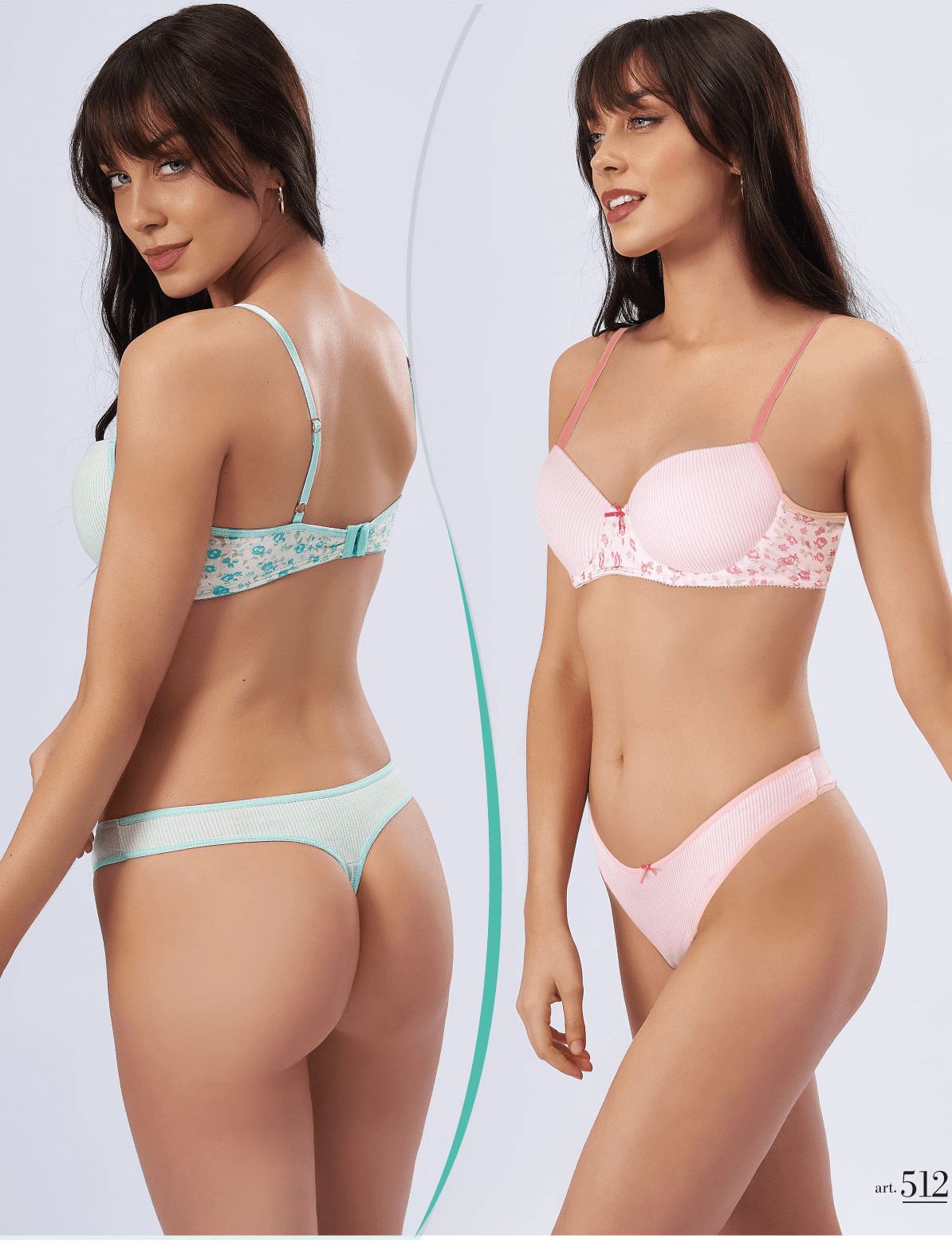 LadyVictoria - Lenceria por mayor - Conjunto Corpio Taza Soft ALG