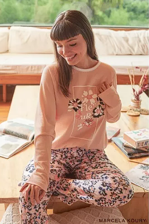 LadyVictoria - Lenceria por mayor - Pijama Invierno Mujer