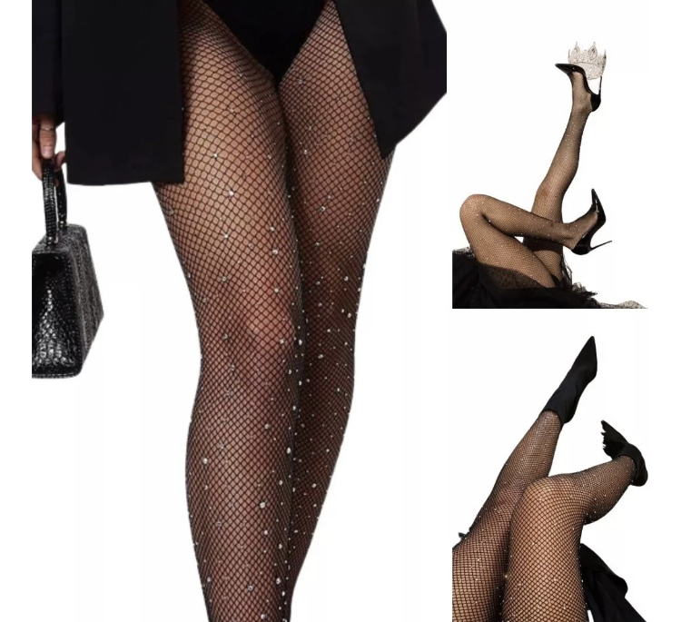 LadyVictoria - Lenceria por mayor - Can can de Red con brillos strass fantasa 