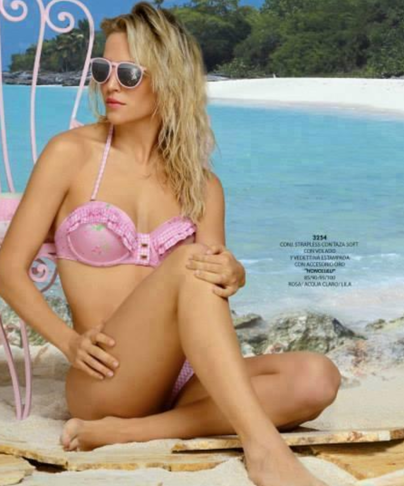 LadyVictoria - Lenceria por mayor - Bikini Strapless taza Soft y Vedetina 