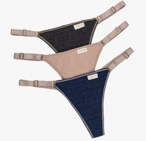 LadyVictoria - Lenceria por mayor - Pack X3 Colaless Regulables Algodn