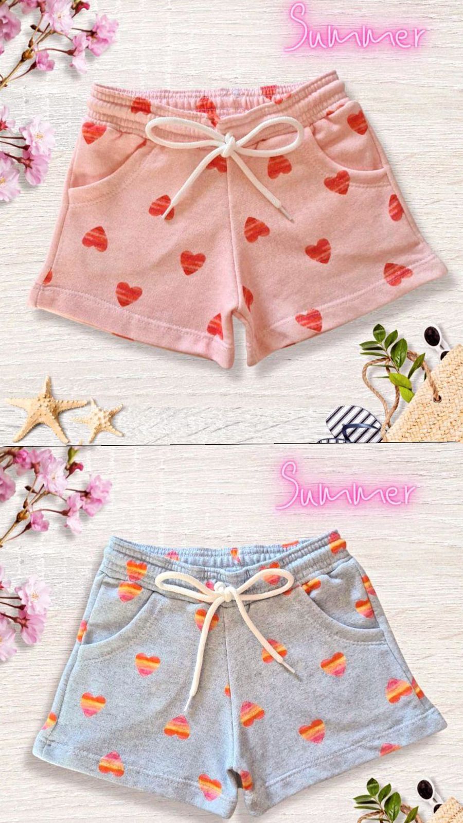 LadyVictoria - Lenceria por mayor - SHORT NIA ALG CON BOLSILLOS