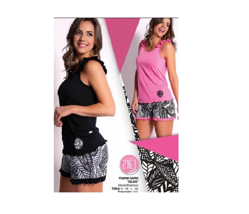 LadyVictoria - Lenceria por mayor - PIJAMA MUJER CON ESTAMPA