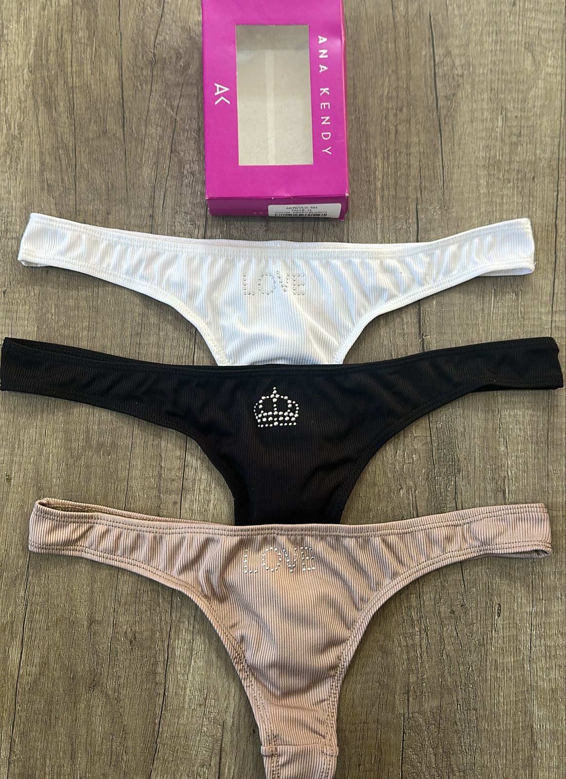 LadyVictoria - Lenceria por mayor - PACK DE 2 U. BOMBACHAS COLA LESS MODAL