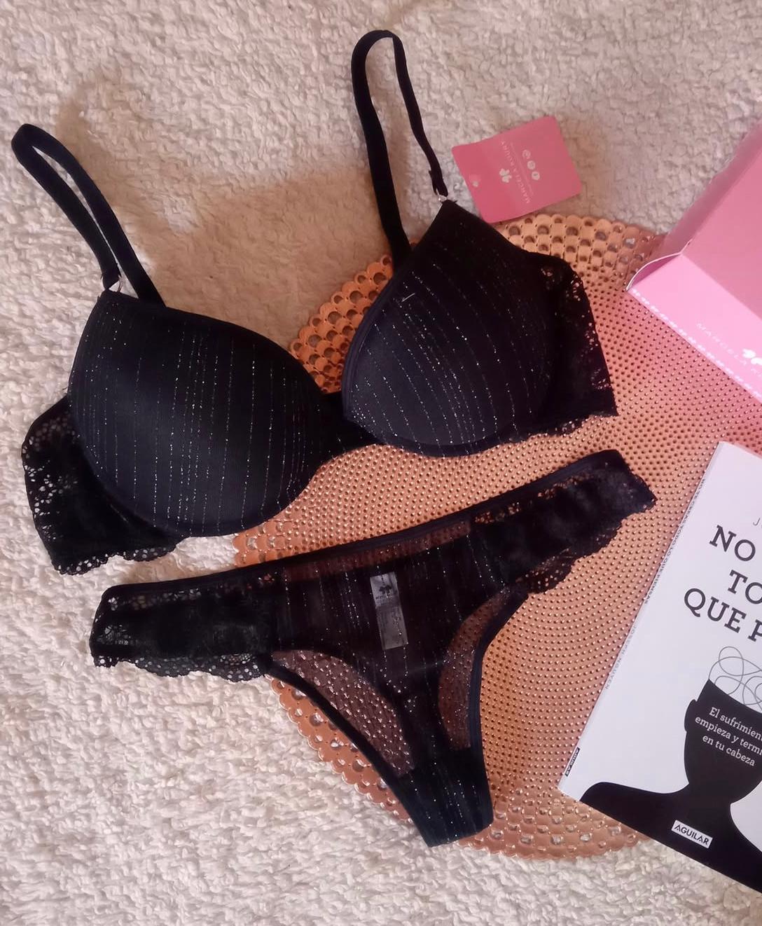 LadyVictoria - Lenceria por mayor - Conjunto taza soft con lubrex y less encaje