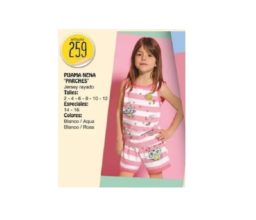 LadyVictoria - Lenceria por mayor - PIJAMA nena parches