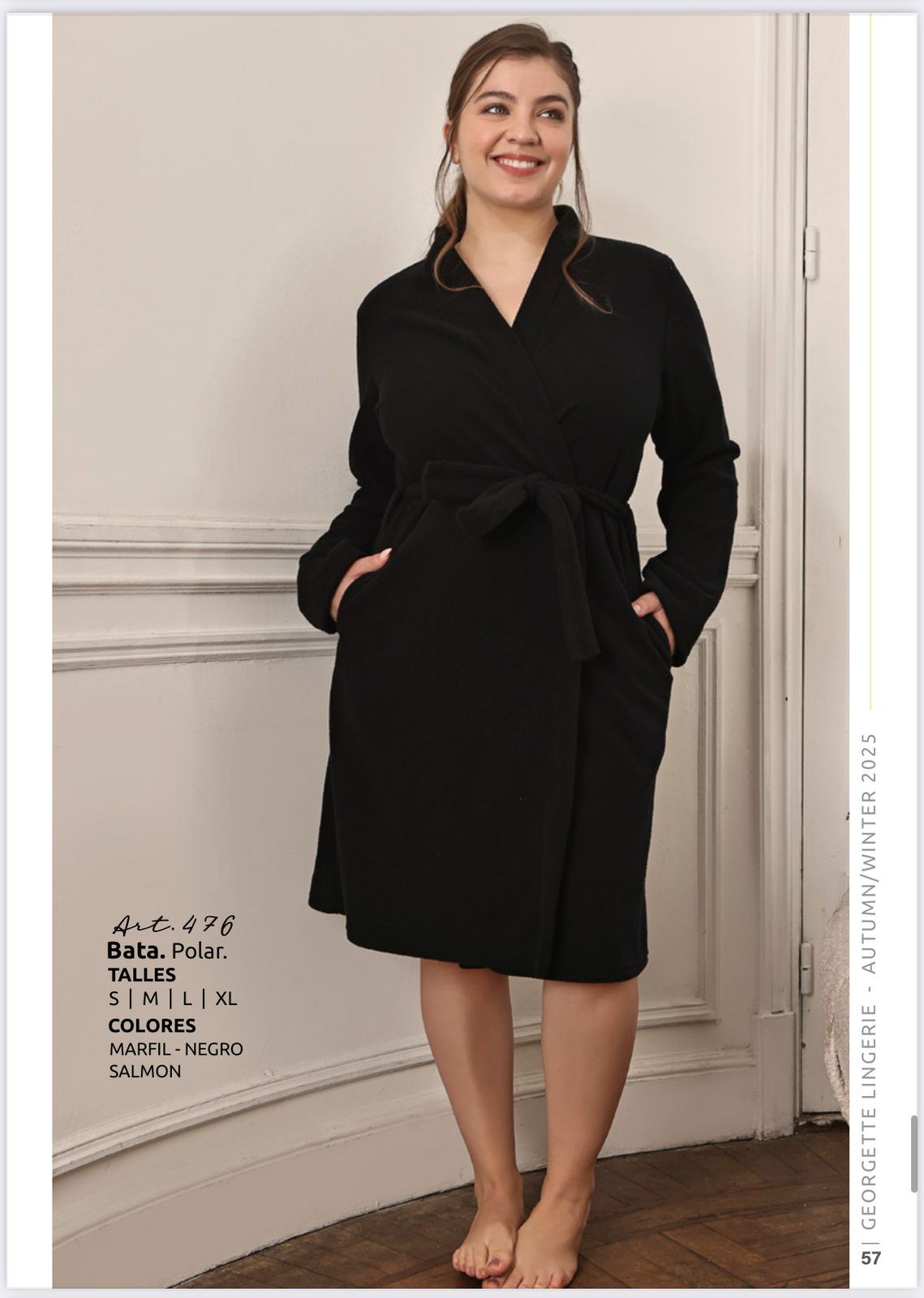 LadyVictoria - Lenceria por mayor - BATA CONFORT MICROPOLAR 