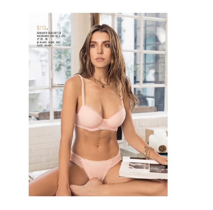 LadyVictoria - Lenceria por mayor - Conjunto taza soft microfibra