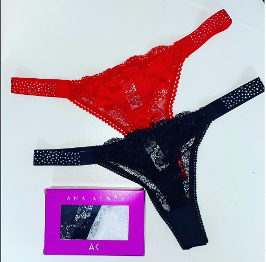 LadyVictoria - Lenceria por mayor - ANA KENDY PACK X 2 LESS C/TIRAS BRILLO