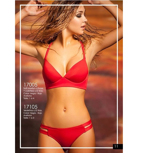 LadyVictoria - Lenceria por mayor - BIKINI PUSH SOFT ARO C/ LESS EN OFERTA!