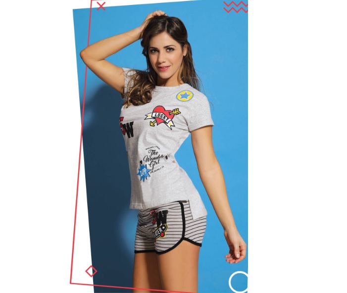 LadyVictoria - Lenceria por mayor - PIJAMA JERSEY