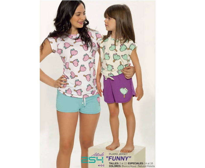 LadyVictoria - Lenceria por mayor - PIJAMA JERSEY