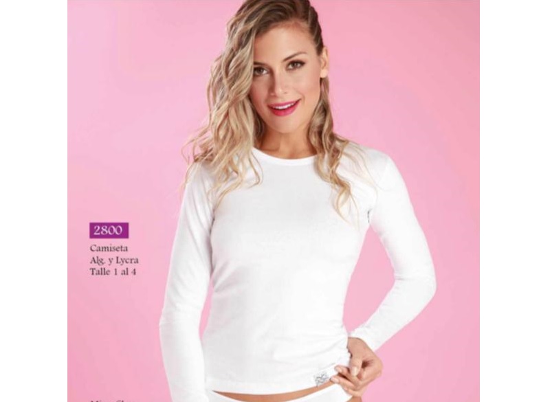 LadyVictoria - Lenceria por mayor - CAMISETA MANGA LARGA