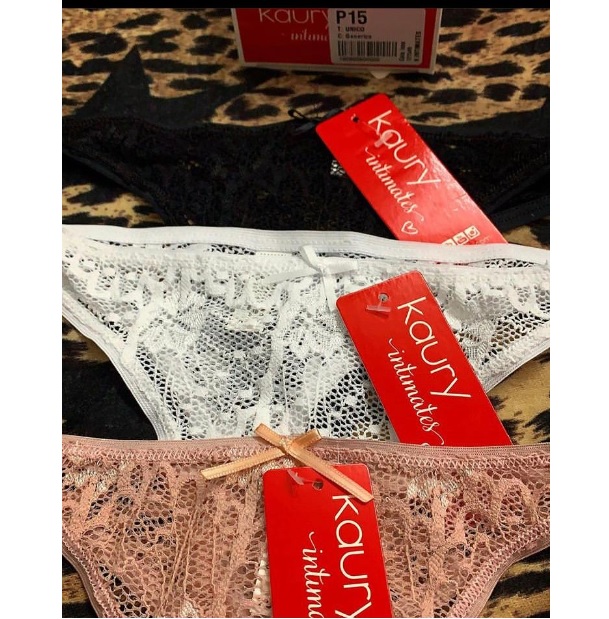 LadyVictoria - Lenceria por mayor - KAURY PACK X 3 LESS PUNTILLA