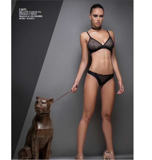 LadyVictoria - Lenceria por mayor - BRALETTE DE TUL 